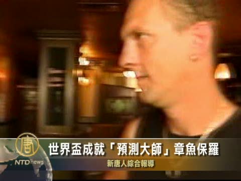 南非世界杯成就「預測大師」章魚保羅
