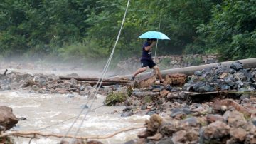 中朝边界特大洪灾 10万人紧急撤离