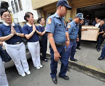 菲律賓哀悼人質事件死難者