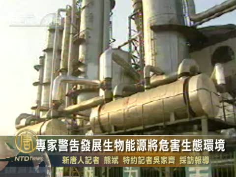 專家警告發展生物能源將危害生態環境
