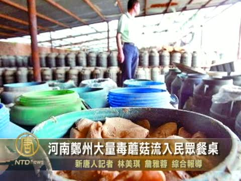 河南鄭州大量毒蘑菇流入民眾餐桌