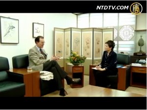 新唐人洛杉磯分社採訪組應邀赴韓