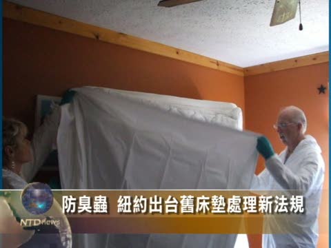防臭蟲 紐約出臺舊床墊處理新法規