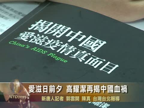 艾滋日前夕 高耀潔再揭中國血禍