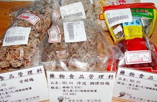 北縣驗蜜餞  18%甘味劑過量