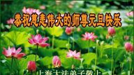 大陸法輪功學員恭祝法輪功創始人元旦快樂（一）