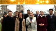 新唐人英國各地記者站向觀眾賀年