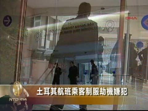 土耳其航班乘客制服劫機嫌犯