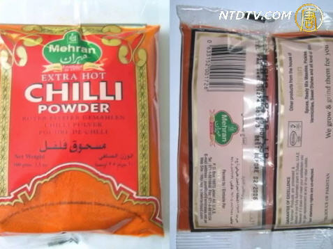 加食品局回收Mehran辣椒粉