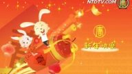 祝观众朋友兔年新年快乐