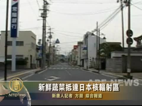 新鮮蔬菜抵達日本核輻射區