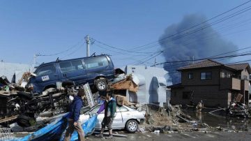 組圖：日本地震災區海嘯過後滿目蒼夷（三）