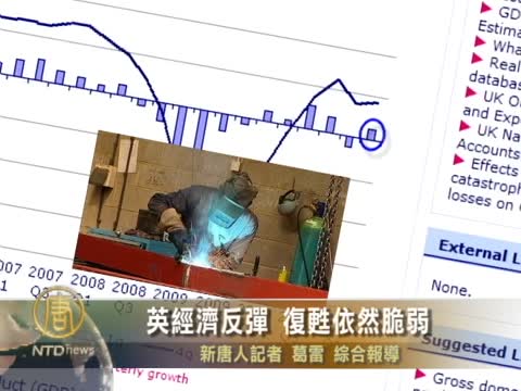 英經濟反彈 復甦依然脆弱