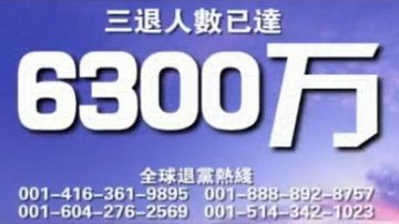 三退6300万（2009年11月14日）