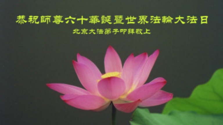 大陸法輪功學員賀法輪功創始人華誕暨法輪大法日（300地）