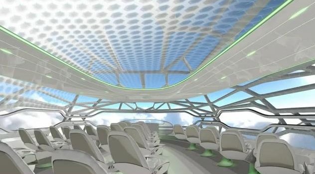 空客公司展示未來機艙設計