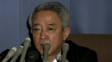 日本救災復興大臣引咎辭職