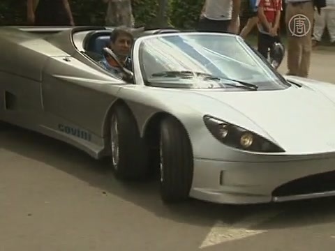 【看新聞學英語】2012年六輪式超級跑車 提前巡迴亮相