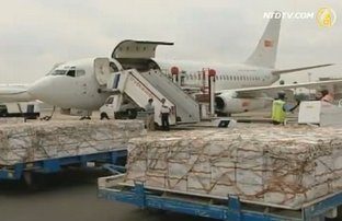 联合国空运食物紧急救援索马里