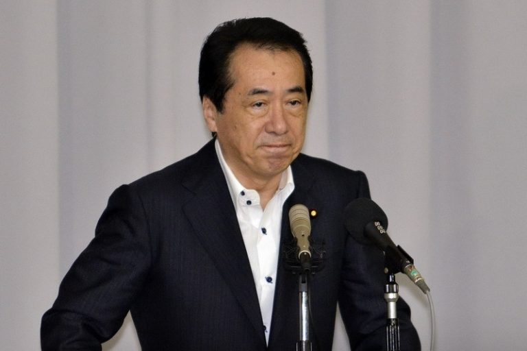 日本首相菅直人宣佈辭職