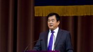 法輪功紐約5000人法會創始人蒞臨講法