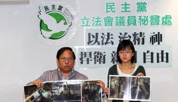 民主党助新唐人记者控港警非法拘捕