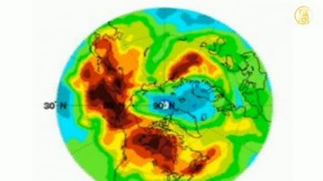 北极上空惊现类南极臭氧层空洞