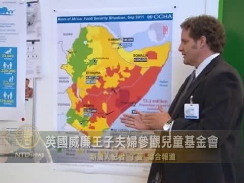 英國威廉王子夫婦參觀兒童基金會