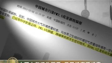 中国大气污染严重 民众健康受威胁