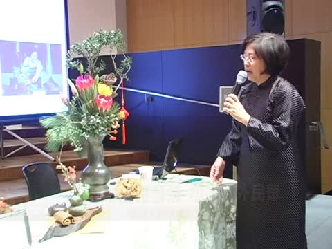 中華插花藝術 吸引中外民眾