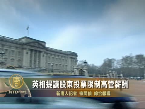 英相提議股東投票限制高管薪酬