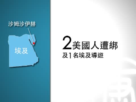 兩美國遊客埃及被綁架 當天獲釋