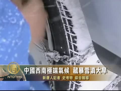 中國西南極端氣候  藏暴雪滇大旱