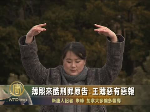薄熙來酷刑罪原告：王薄惡有惡報