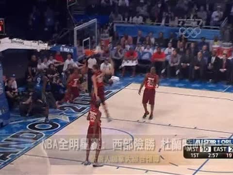 NBA全明星賽: 西部險勝杜蘭特MVP