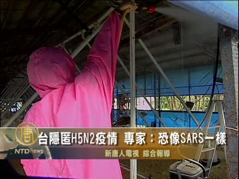 臺隱匿H5N2疫情 專家：恐像SARS一樣