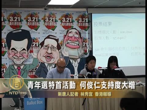 青年選特首活動 何俊仁支持度大增