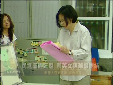 選黨魁  蔡英文  陳菊籲團結