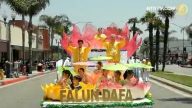 南加蒙市年度游行  唯一华人节目抢眼