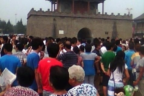 薊縣火災頭七  民眾悼念當局阻撓