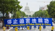 法轮功反迫害13周年 数千人华府大游行