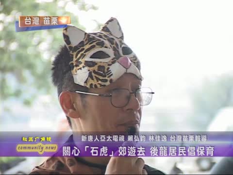 關心「石虎」郊遊去 後龍居民倡保育