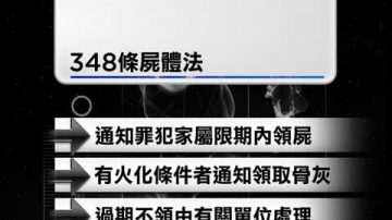 348條屍體法 為活摘器官提供便利