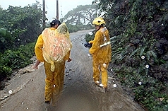 嘉義山區民眾受困  軍警消撤離