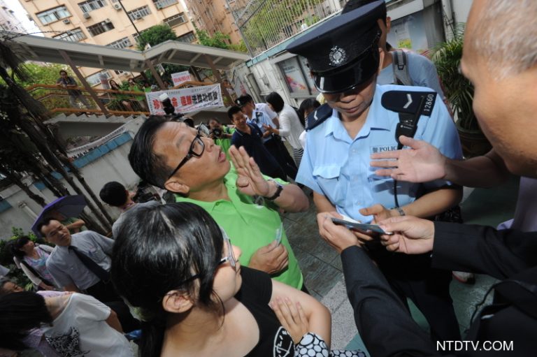 中共香港耍流氓 中國古典舞大賽巍然不動