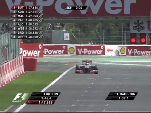 比利時F1大獎賽 巴頓獲得首發桿位