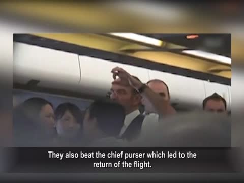 【禁聞】航空乘客機內互毆 國民素質引關注