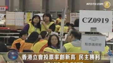 港立法會選舉投票率大升 民主勝利