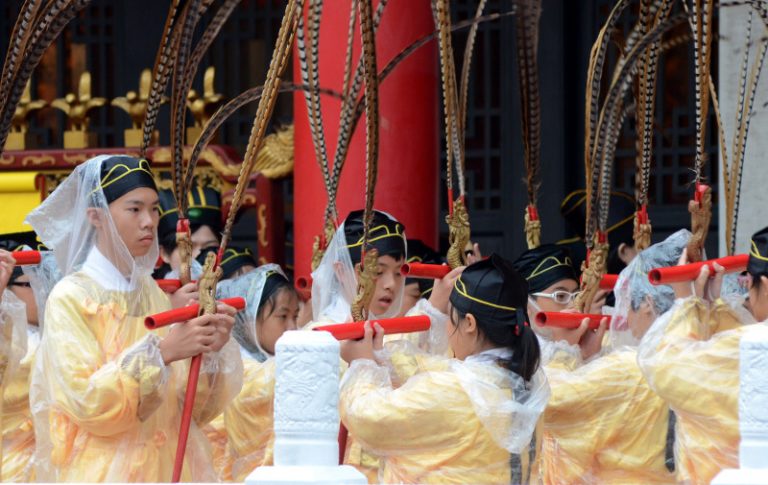 2012桃園祭孔 釋奠典禮依古禮進行