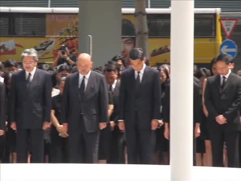全港默哀悼念撞船事故死難者